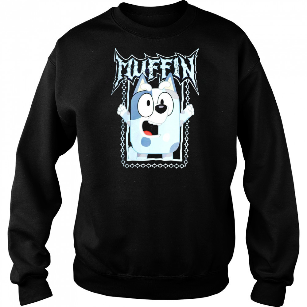 Bluey Muffin Metal shirt Hoodie