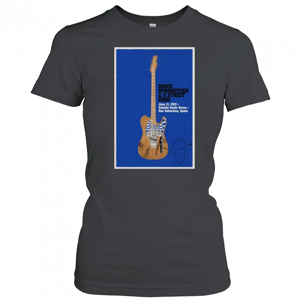 Bruce Springsteen & The E-Street Band June 21 2025 San Sebastian Spain Poster T-Shirt Women's T-shirt