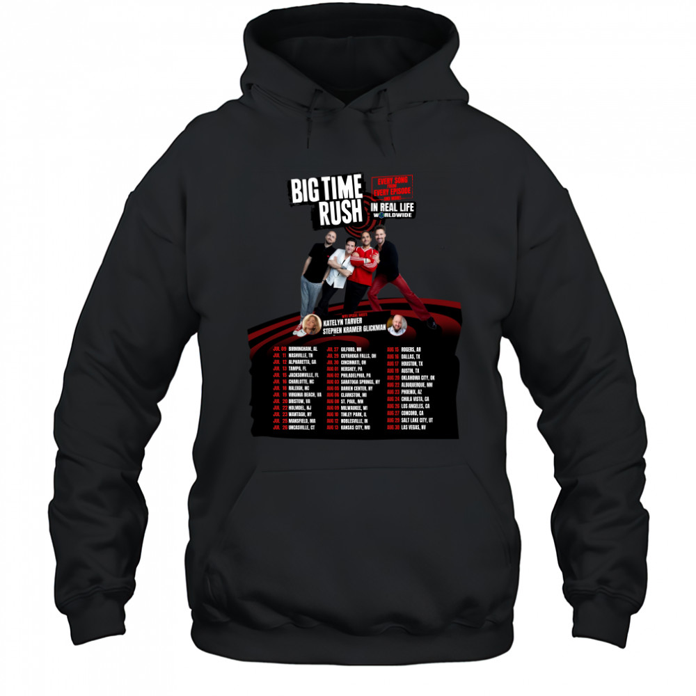 BTR Big Time Rush 2025 Tour T-Shirt Hoodie