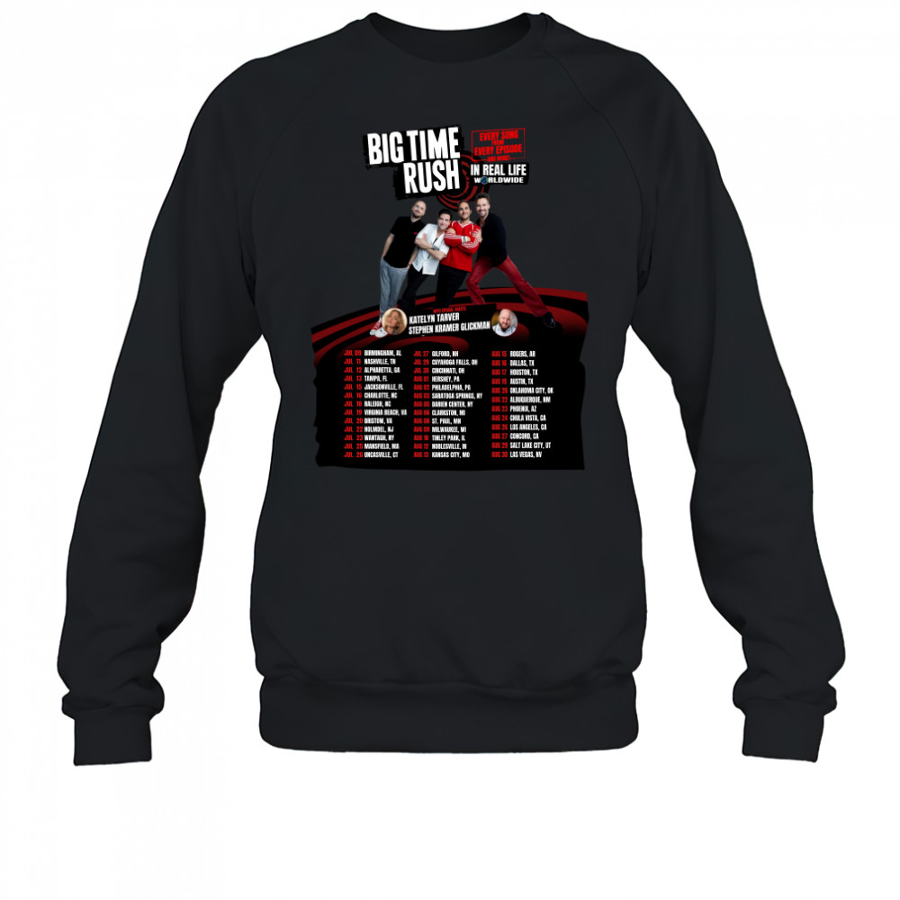 BTR Big Time Rush 2025 Tour T-Shirt Sweatshirt
