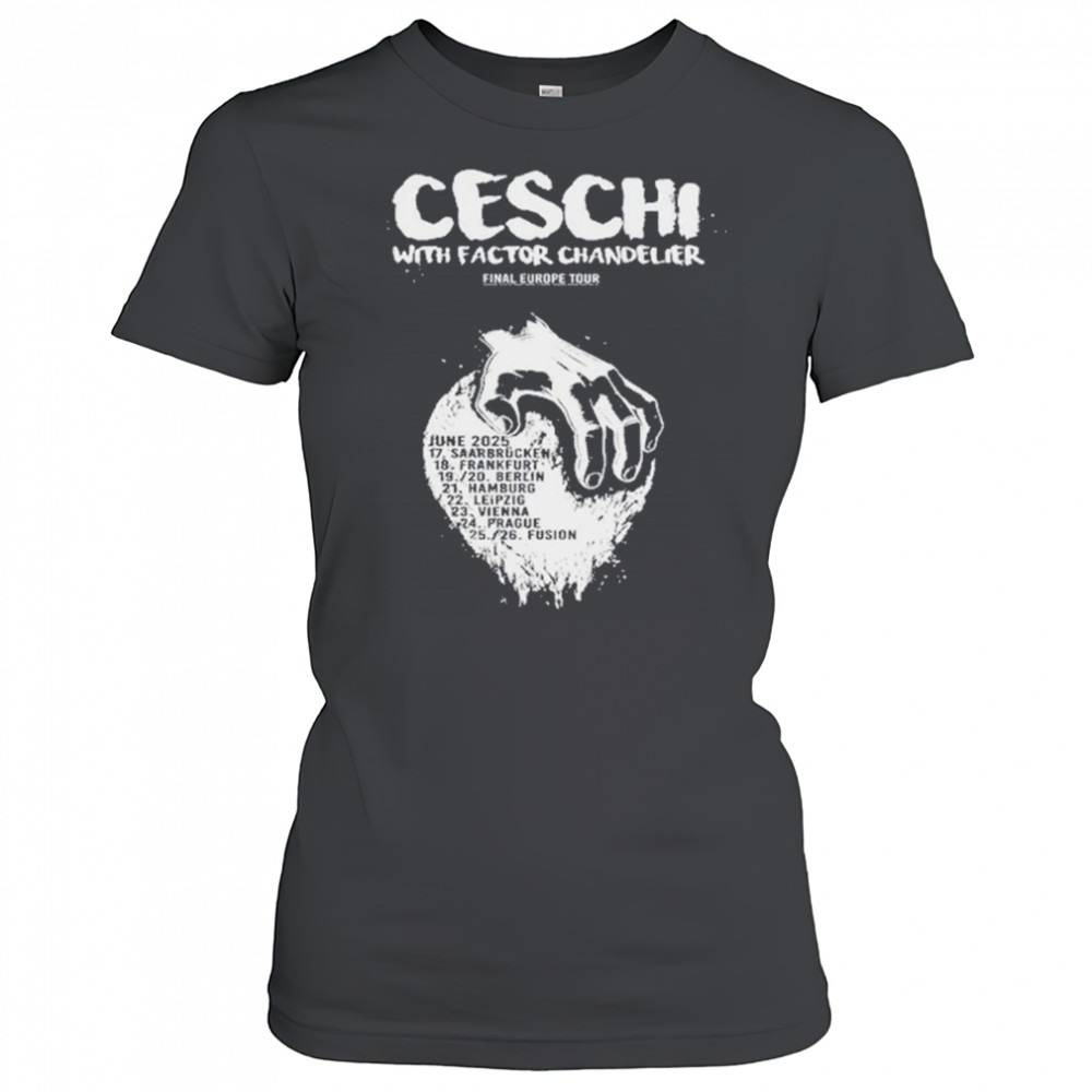Ceschi Final Europe 2025 Tour T-Shirt Women's T-shirt