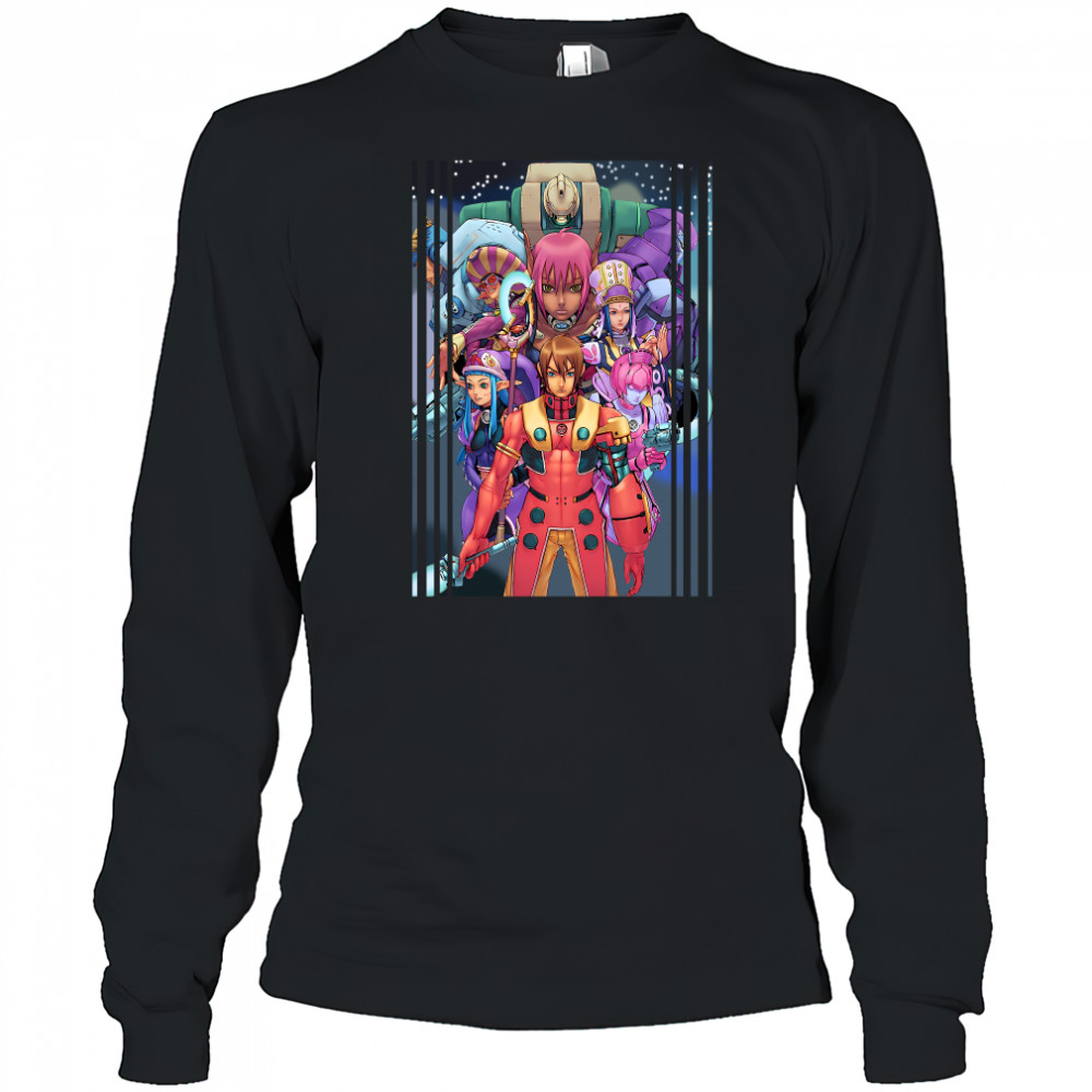 Characters In Phantasy Star Online shirt Long Sleeved