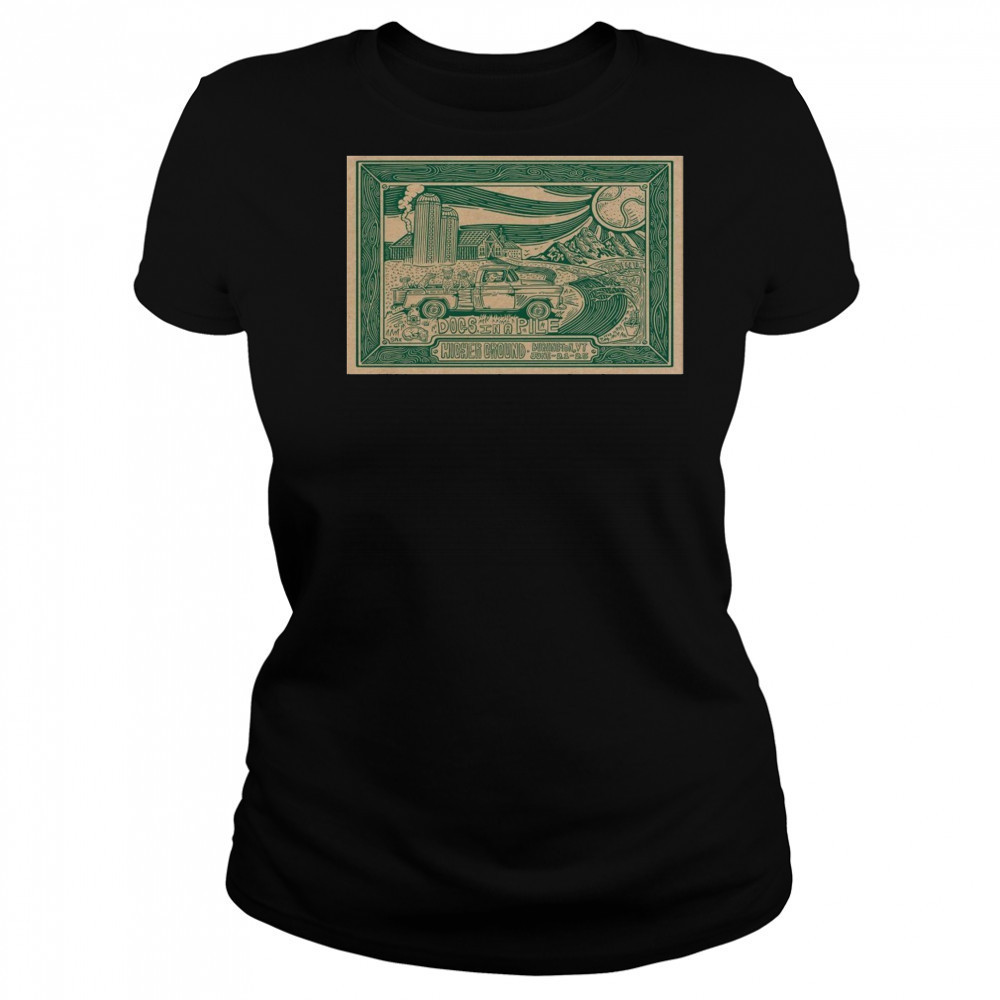 Dogs In A Pile South Burlington VT June 21 2025 Poster T-Shirt Women's T-shirt