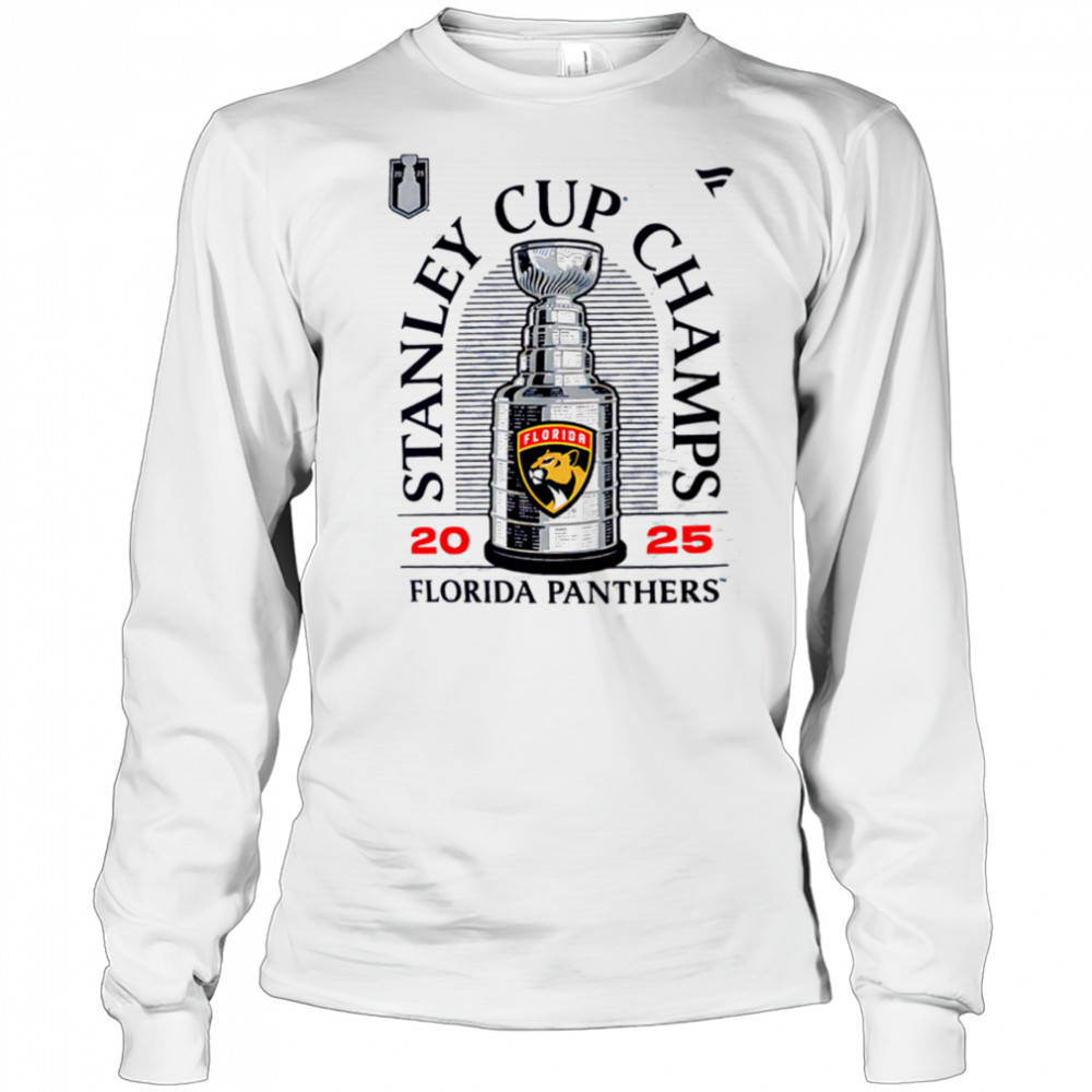 Florida Panthers Fanatics 2025 Stanley Cup Champions Locker Room shirt Long Sleeved