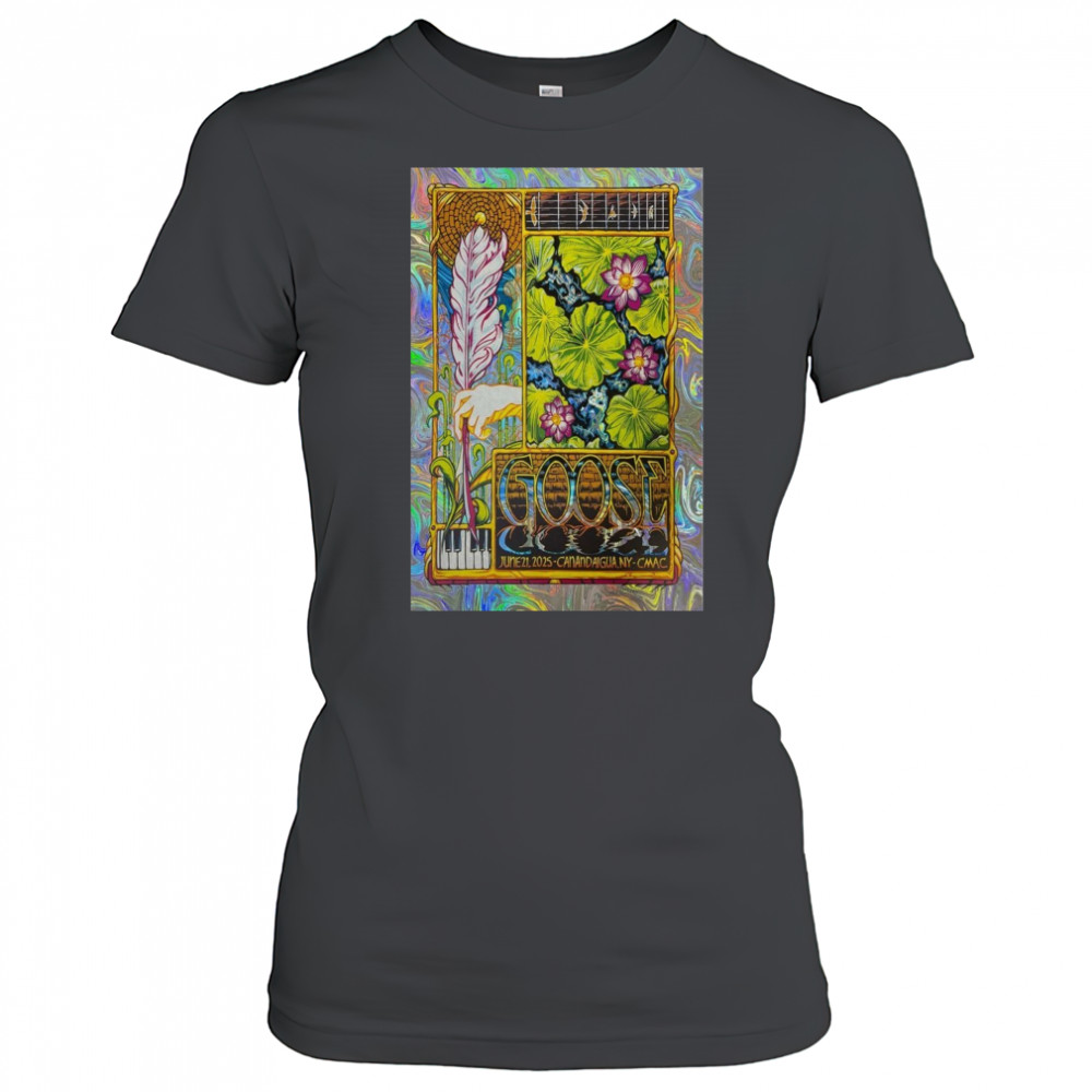 Goose June 21 2025 Canandaigua NY Poster CMAC T-Shirt Women's T-shirt