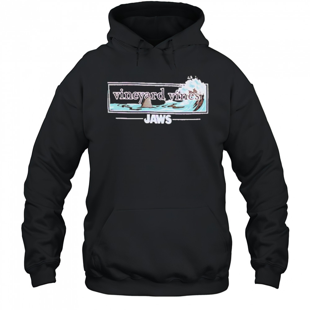 JAWS x vineyard vines Shark Fin Short T-Shirt Hoodie