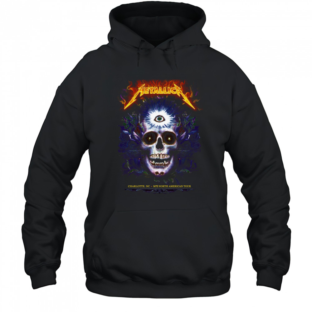 Metallica M72 Charlotte NC 2025 Bank Of America Stadium On May 31st shirt Hoodie