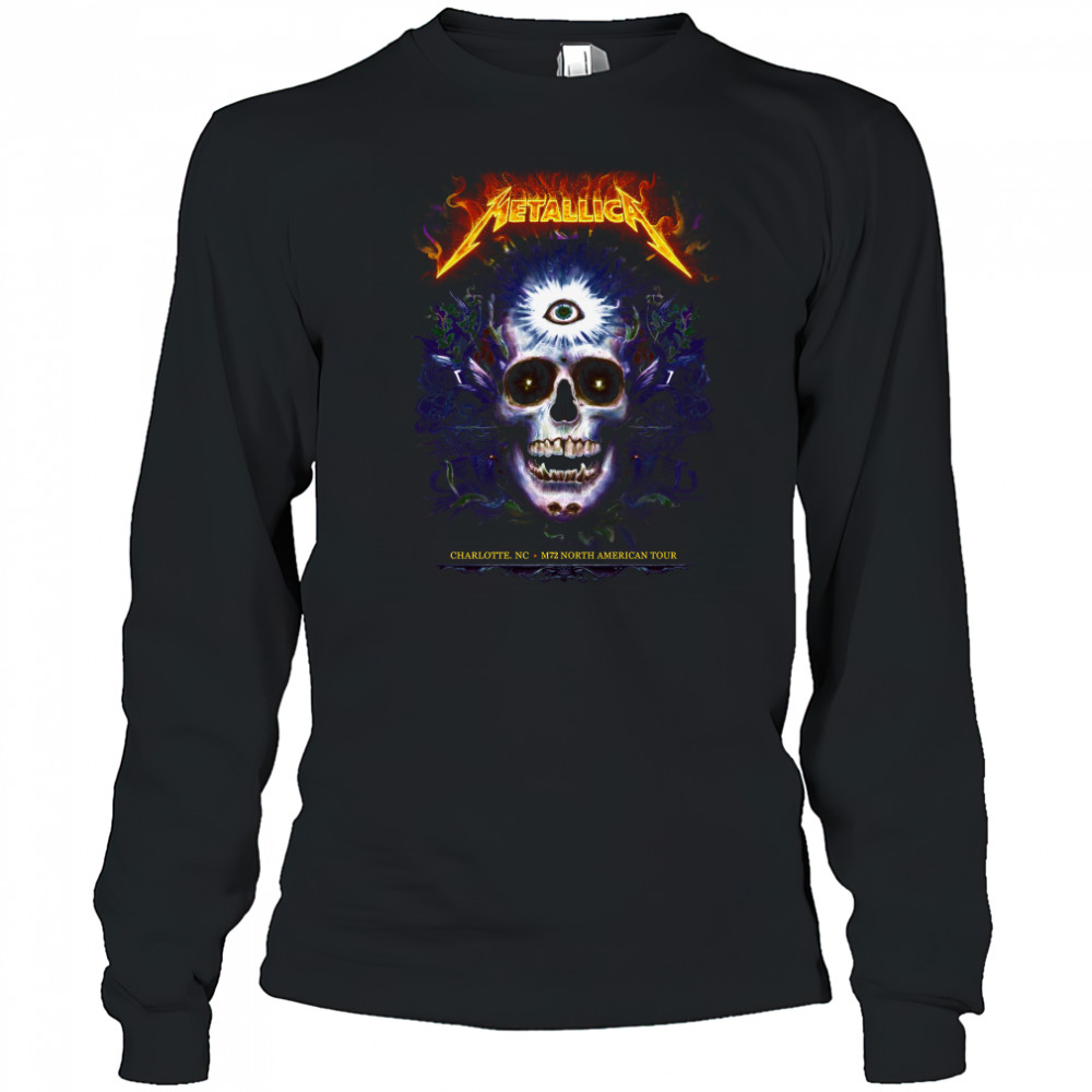 Metallica M72 Charlotte NC 2025 Bank Of America Stadium On May 31st shirt Long Sleeved