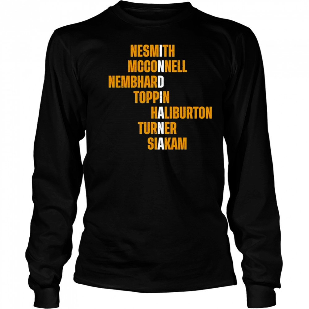 Nesmith Mcconnell Nembhard Toppin Haliburton Turner Siakam T-Shirt Long Sleeved