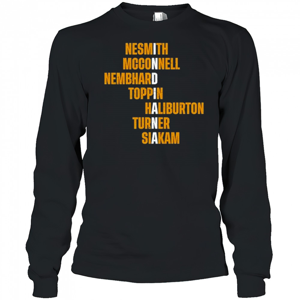 Nesmith Mcconnell Nembhard Toppin Haliburton Turner Siakam T-Shirt Long Sleeved
