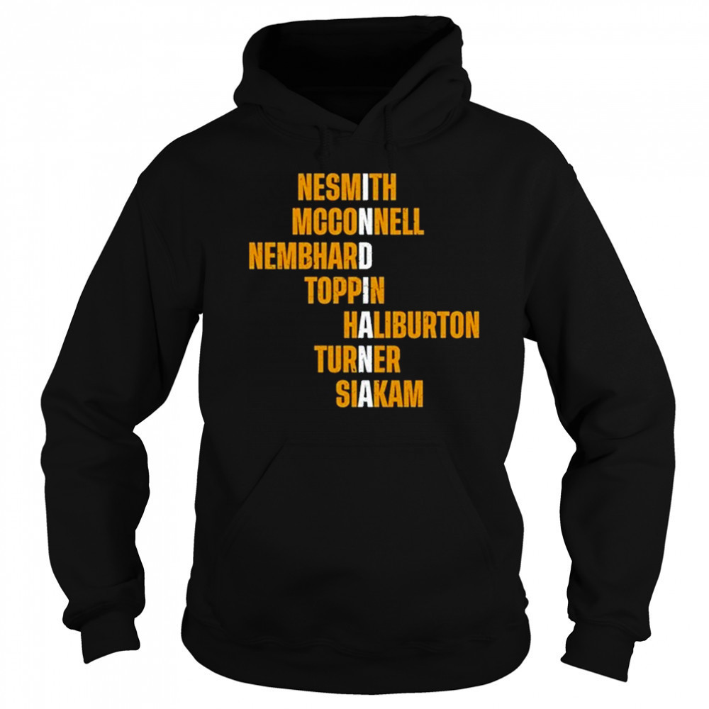 Nesmith Mcconnell Nembhard Toppin Haliburton Turner Siakam T-Shirt Sweatshirt