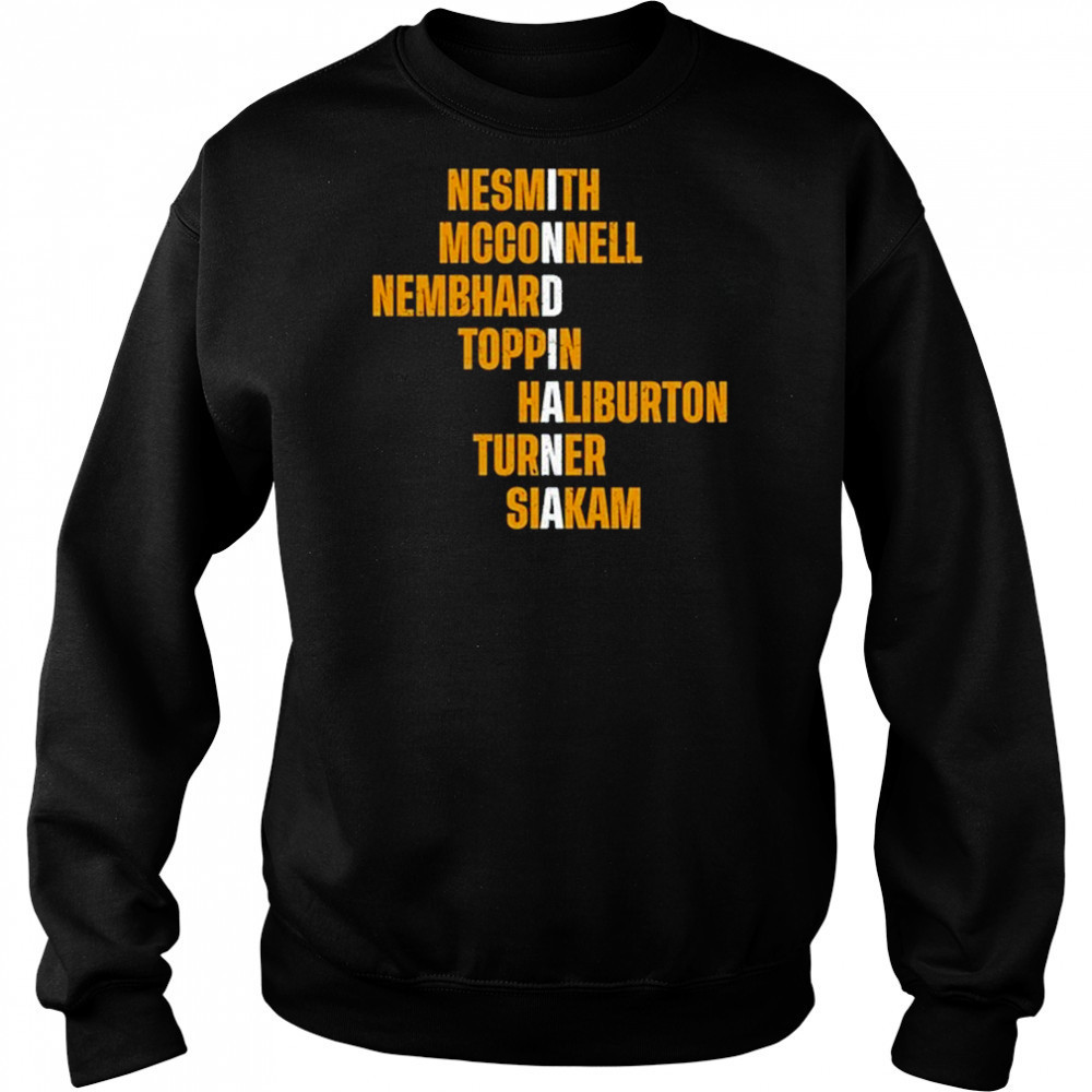 Nesmith Mcconnell Nembhard Toppin Haliburton Turner Siakam T-Shirt Hoodie