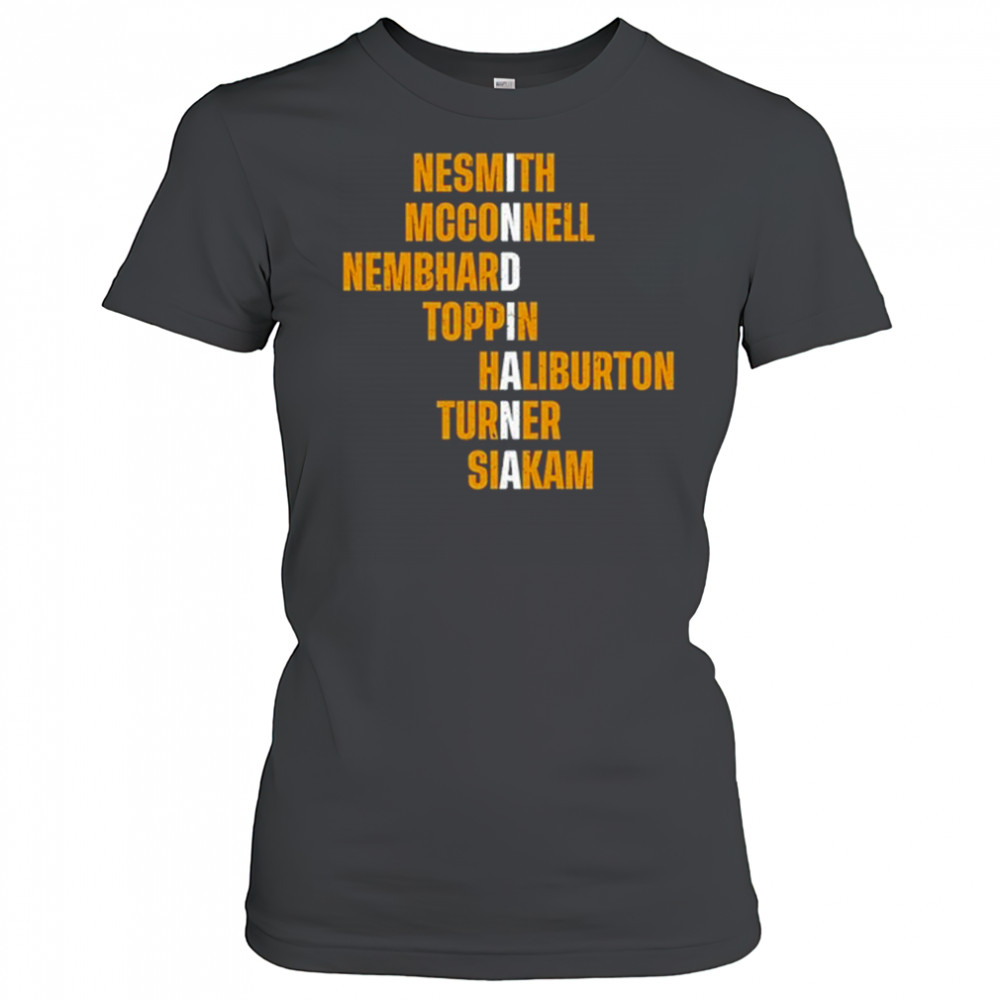 Nesmith Mcconnell Nembhard Toppin Haliburton Turner Siakam T-Shirt Women's T-shirt