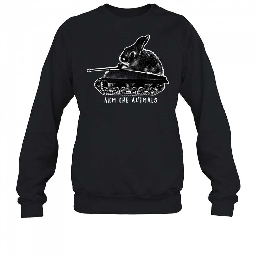 Rabbit arm the animals shirt Sweatshirt