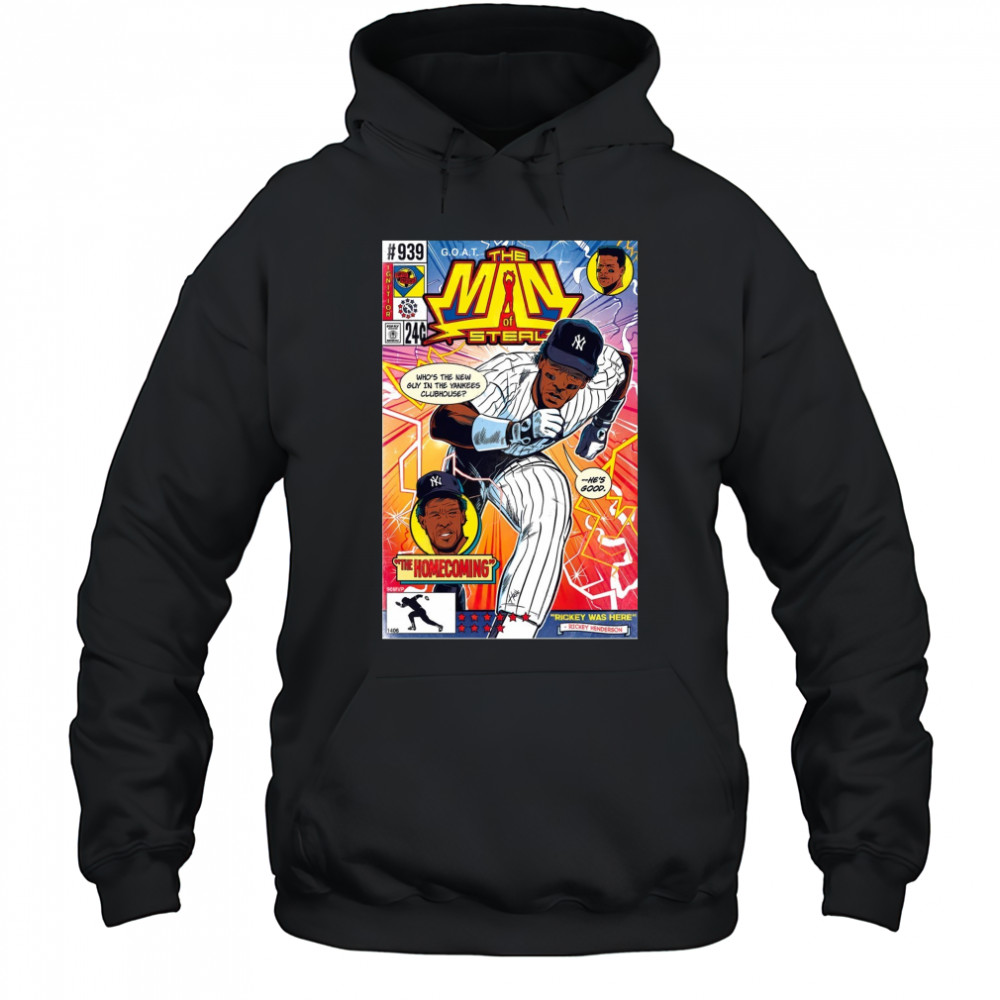 Rickey Henderson Poster 2025 The Man Of Steal Pop Fly T-Shirt Hoodie