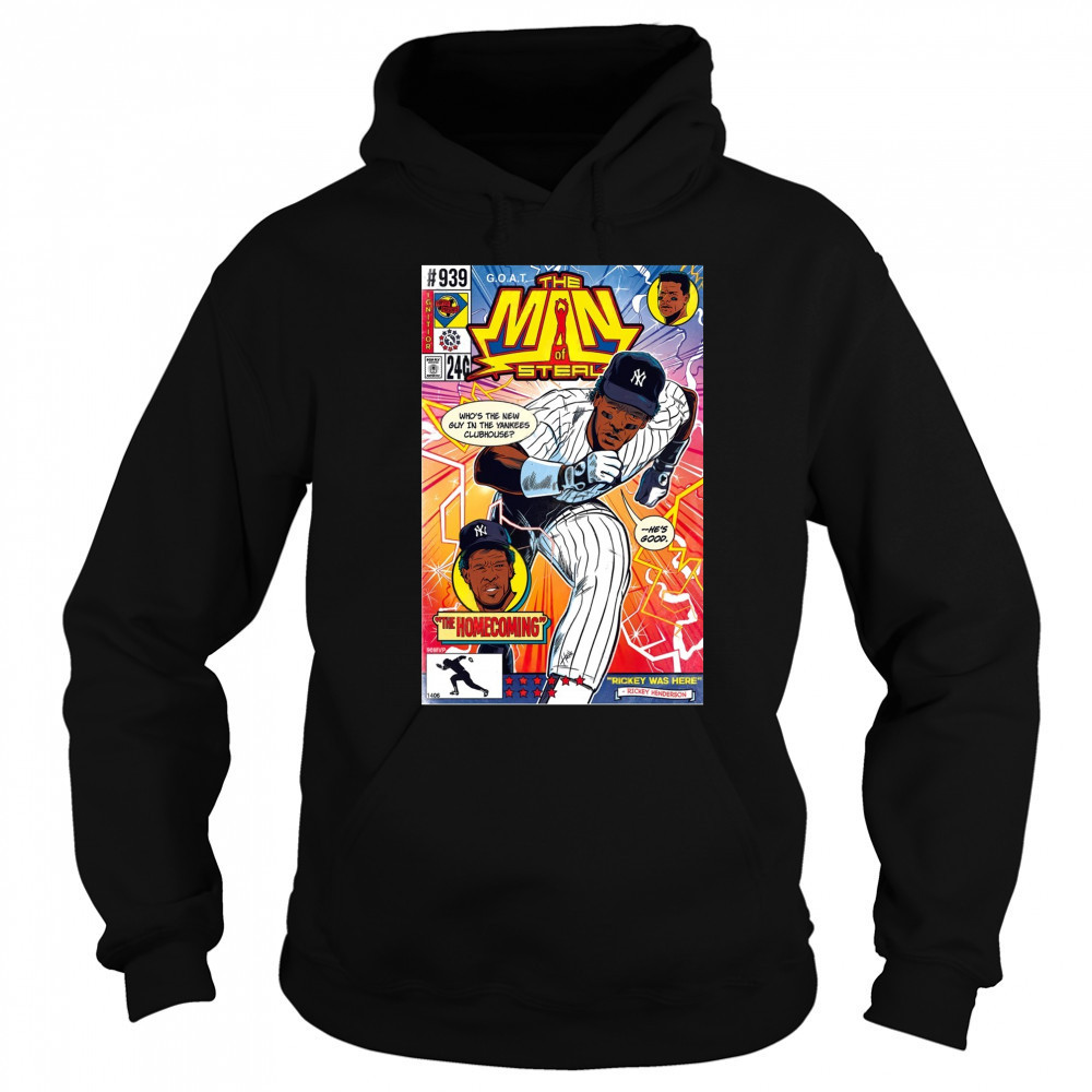 Rickey Henderson Poster 2025 The Man Of Steal Pop Fly T-Shirt Sweatshirt