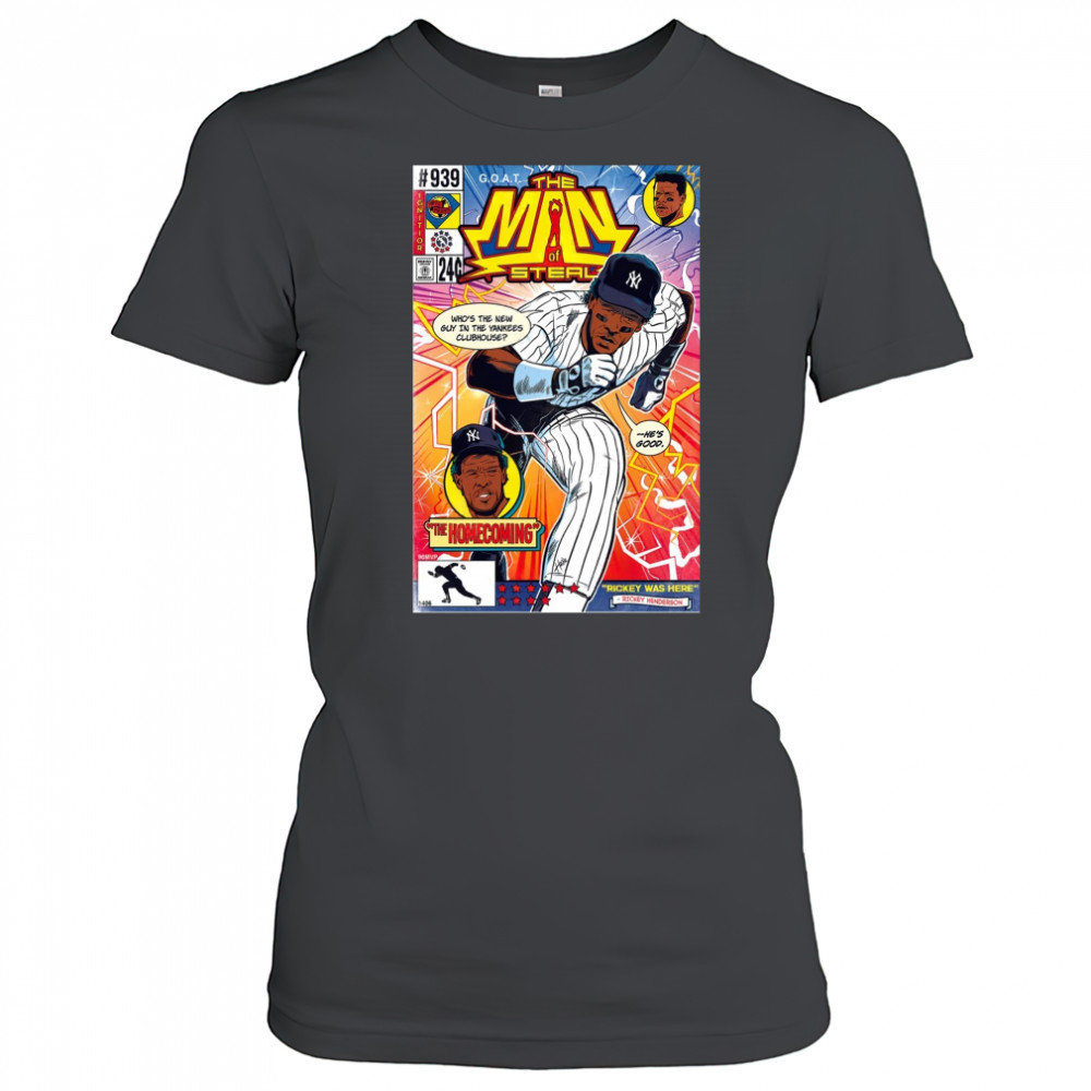 Rickey Henderson Poster 2025 The Man Of Steal Pop Fly T-Shirt Women's T-shirt