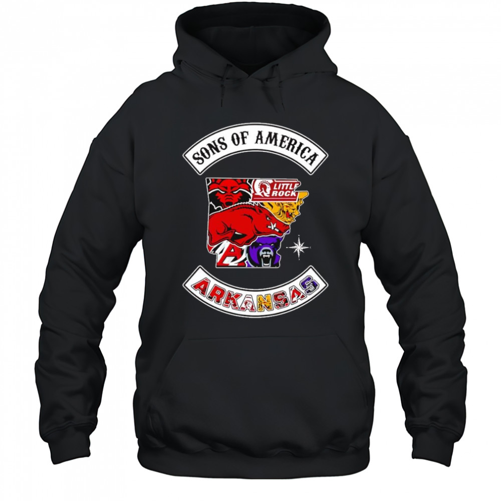 Sons of America Arkansas sports shirt Hoodie