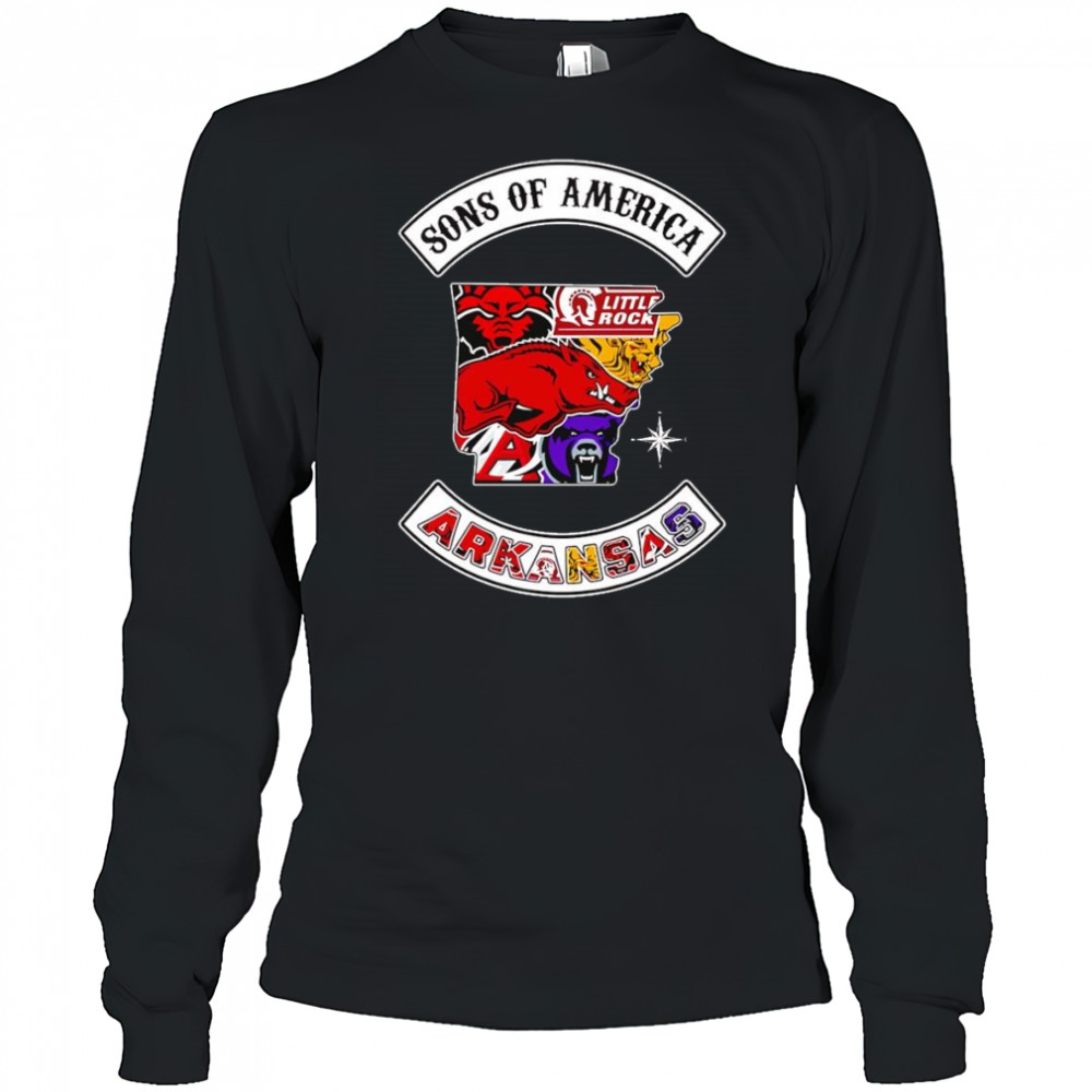 Sons of America Arkansas sports shirt Long Sleeved