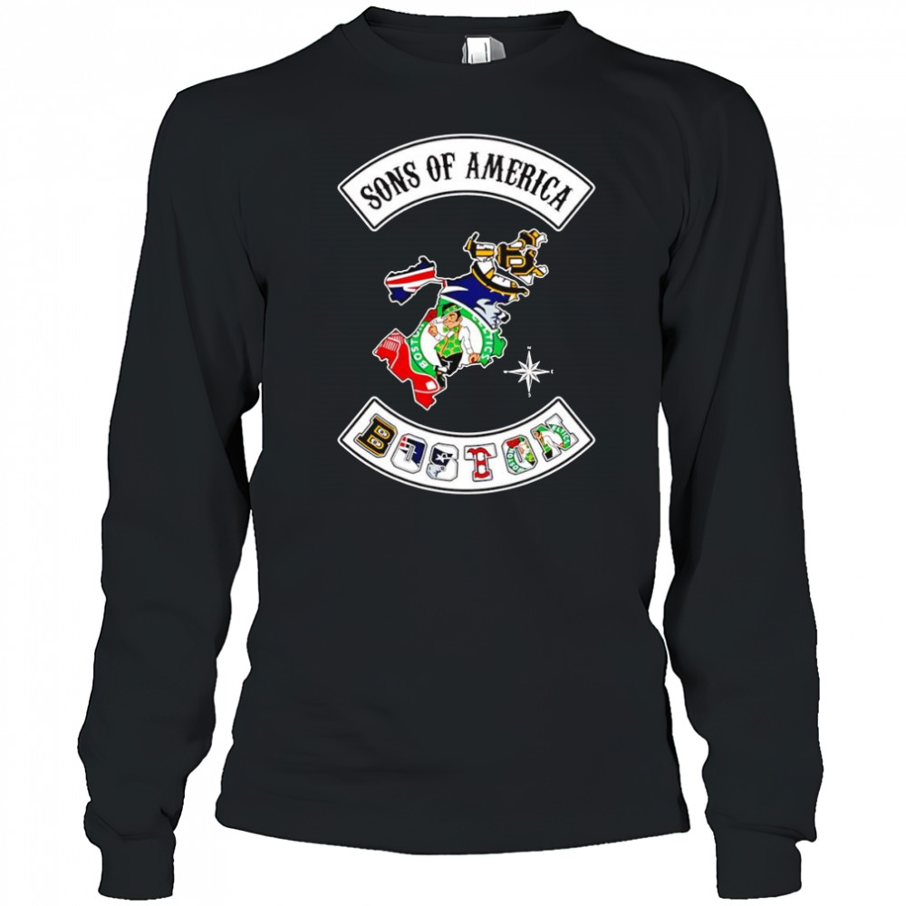Sons of America Boston sports shirt Long Sleeved