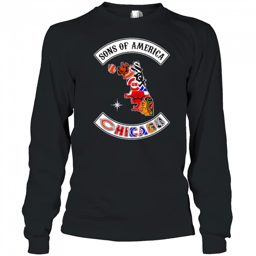 Sons of America Chicago sports shirt Long Sleeved