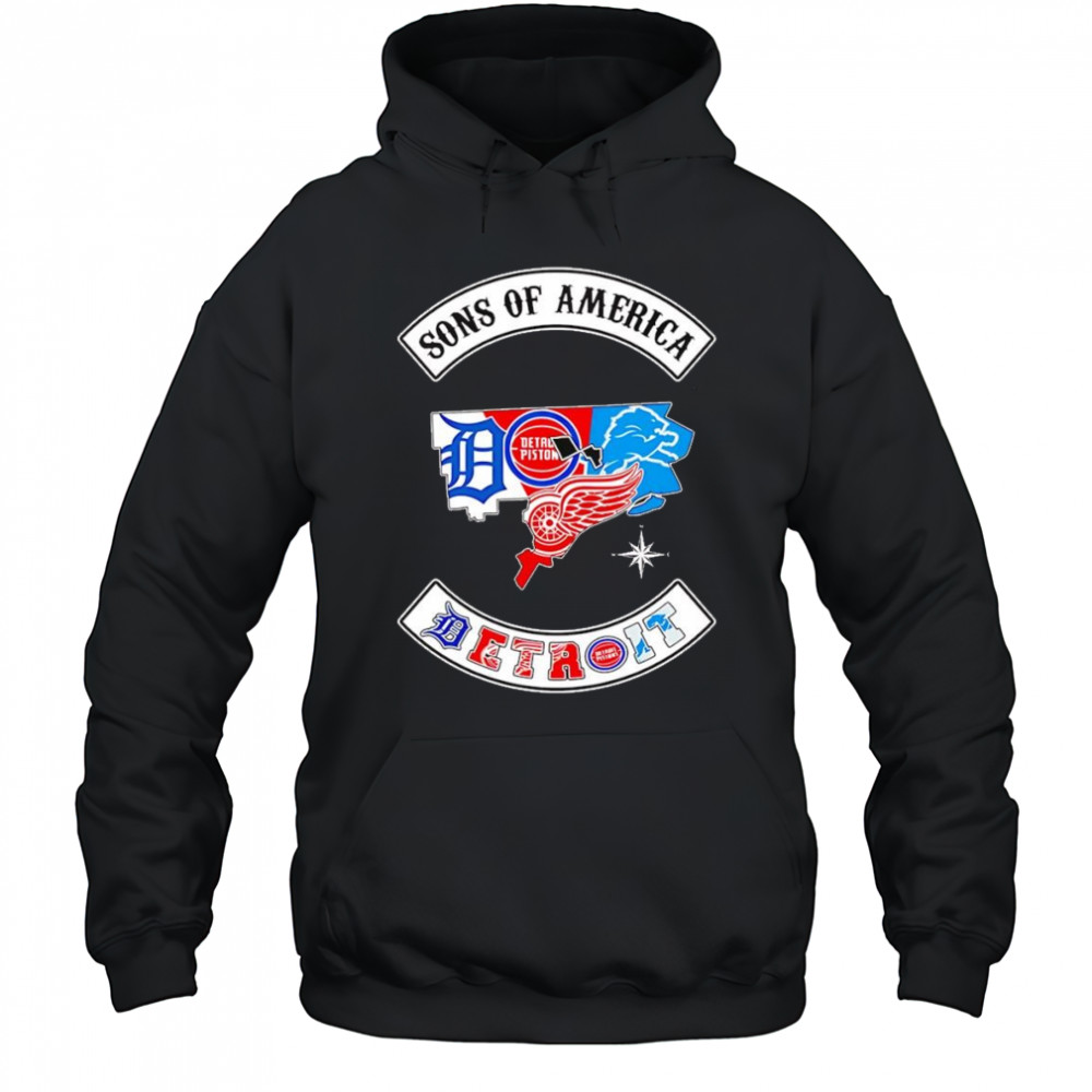 Sons of America Detroit sports shirt Hoodie