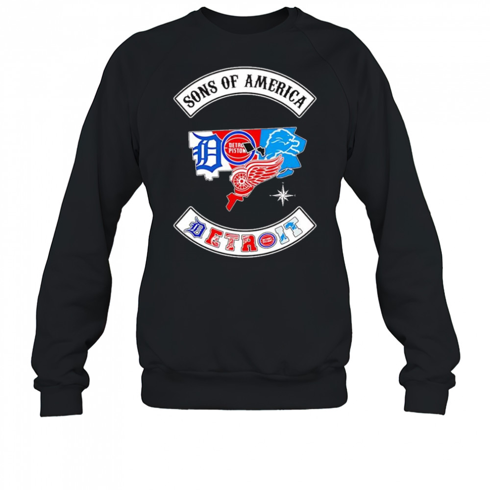 Sons of America Detroit sports shirt Sweatshirt