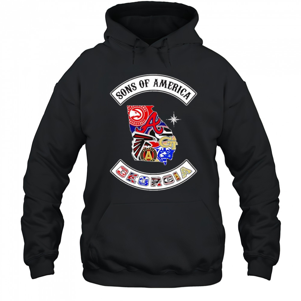 Sons of America Georgia sports shirt Hoodie