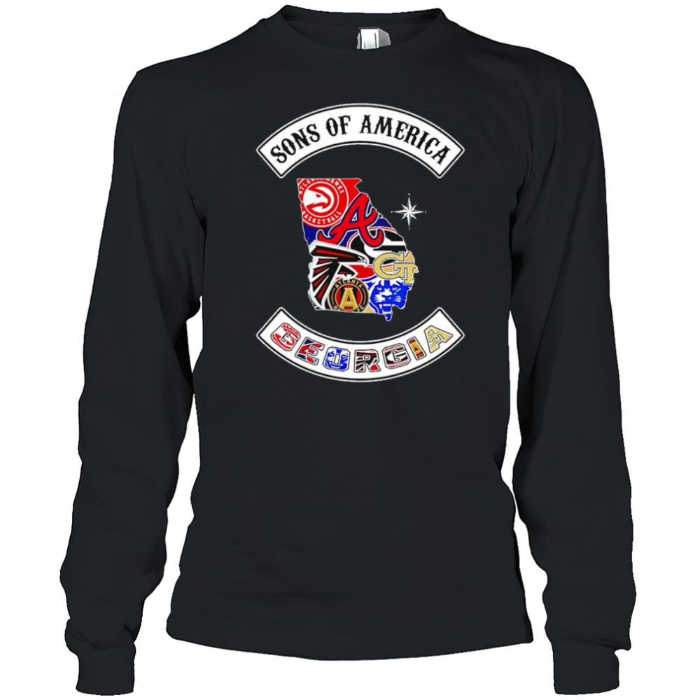 Sons of America Georgia sports shirt Long Sleeved