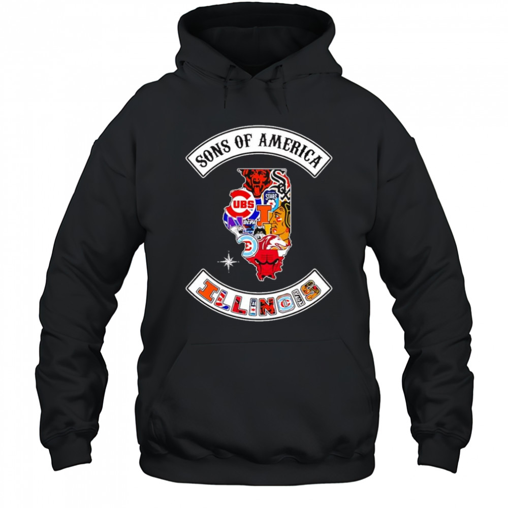 Sons of America Illinois sports shirt Hoodie