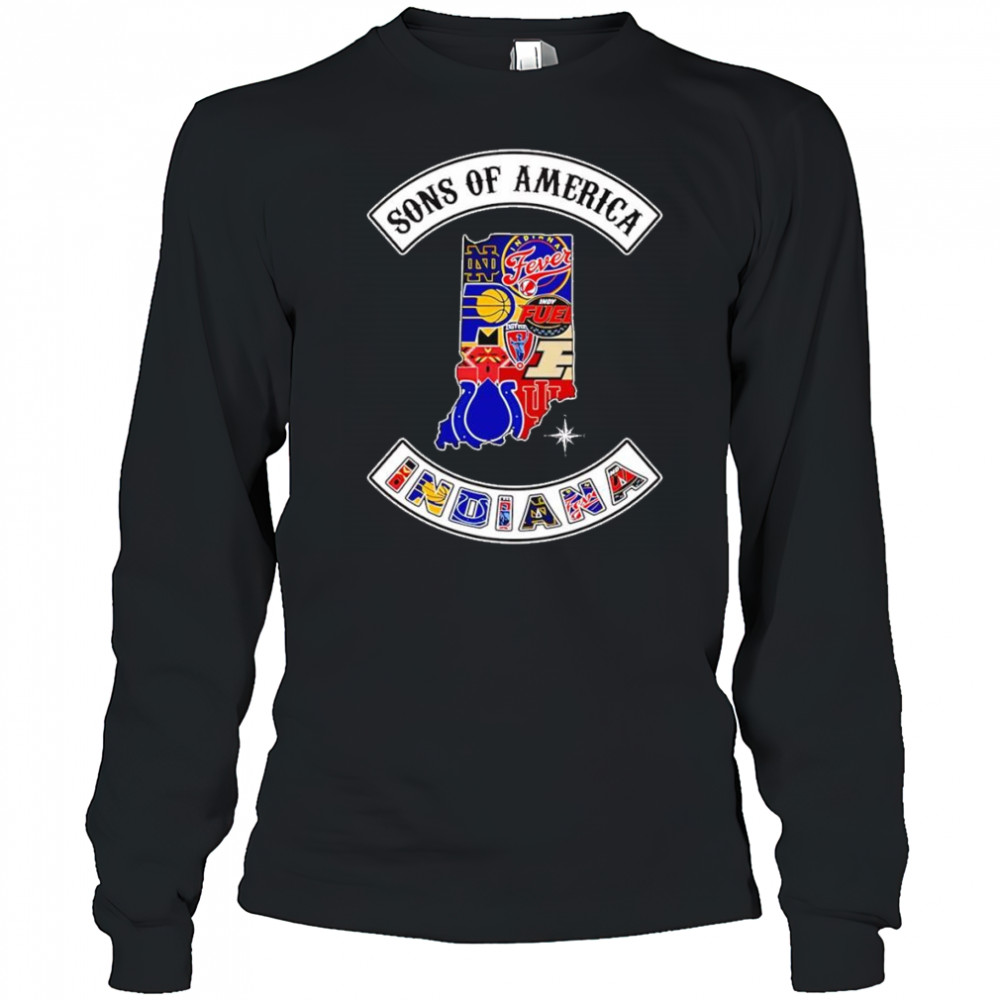 Sons of America Indiana sports shirt Long Sleeved