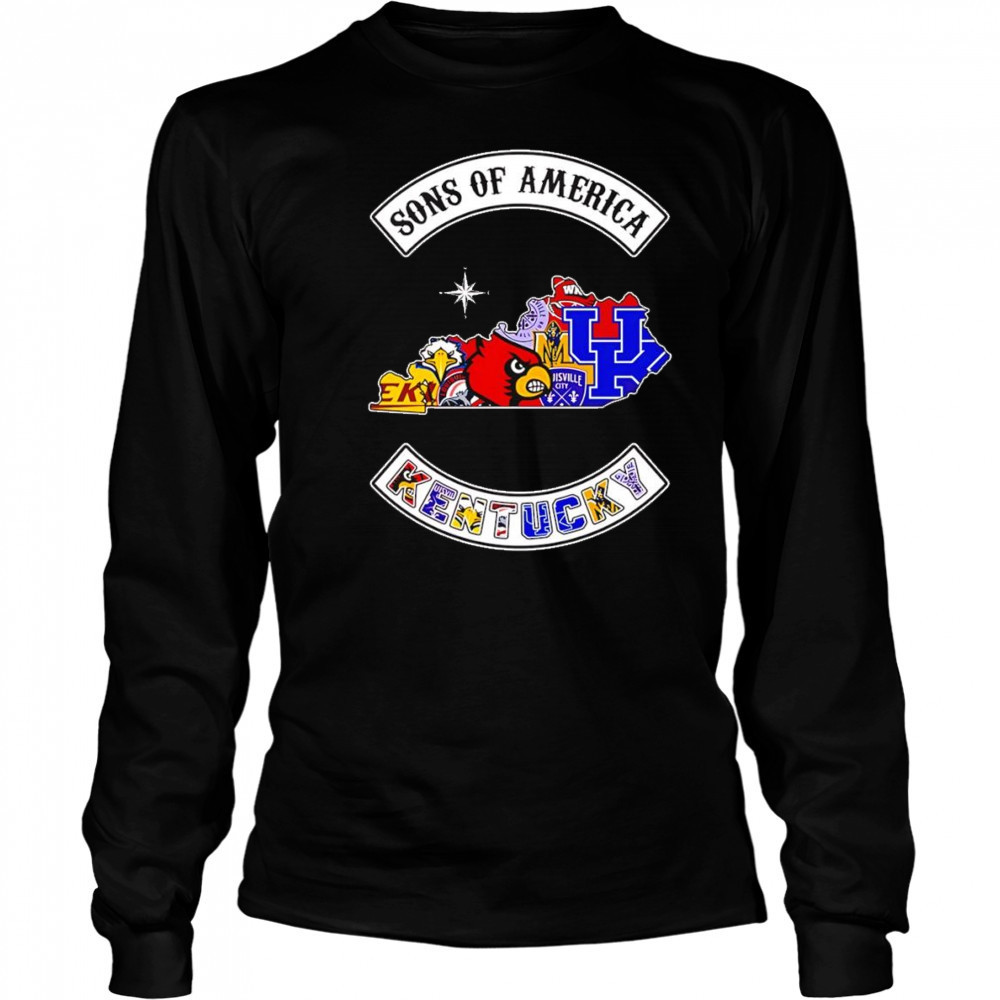 Sons of America Kentucky sports shirt Long Sleeved