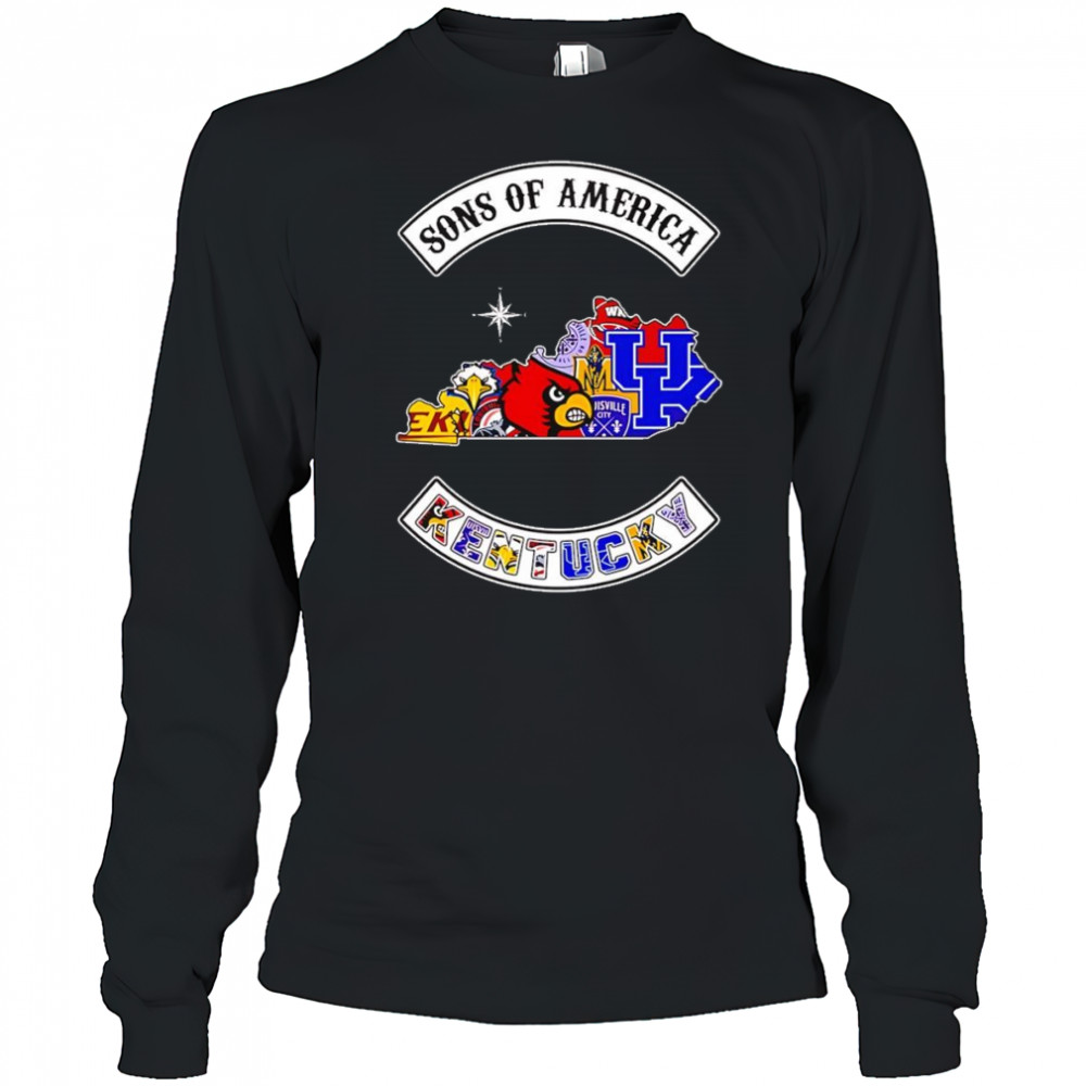 Sons of America Kentucky sports shirt Long Sleeved