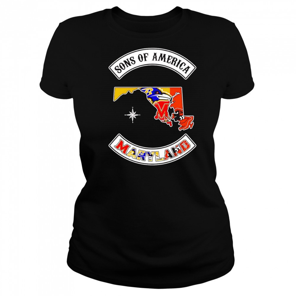 Sons of America Maryland sports shirt Women's T-shirt