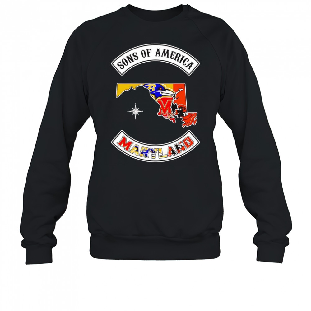 Sons of America Maryland sports shirt Sweatshirt
