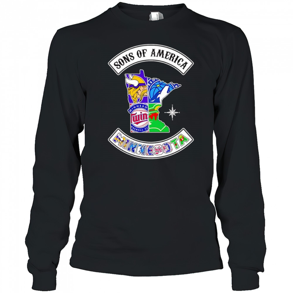 Sons of America Minnesota sports shirt Long Sleeved