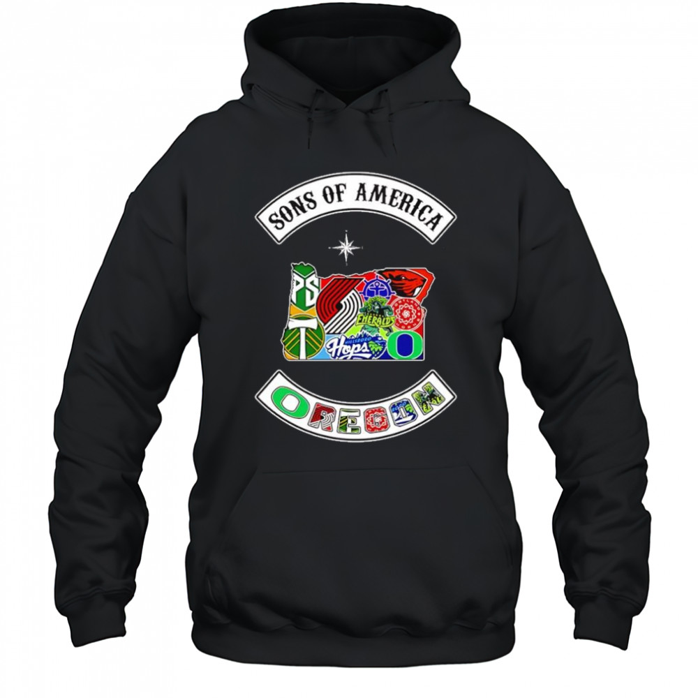 Sons of America Oregon sports shirt Hoodie