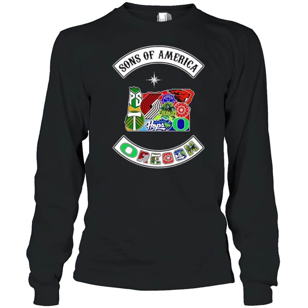 Sons of America Oregon sports shirt Long Sleeved