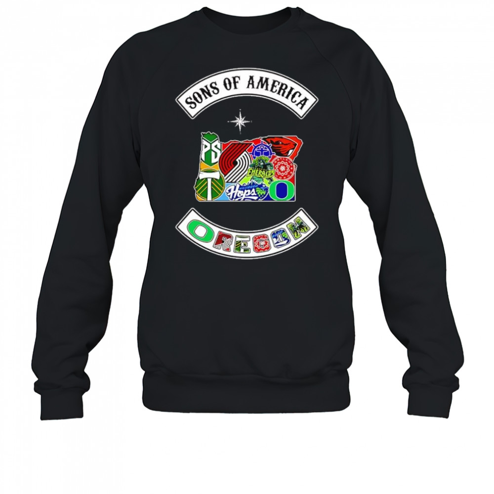 Sons of America Oregon sports shirt Sweatshirt