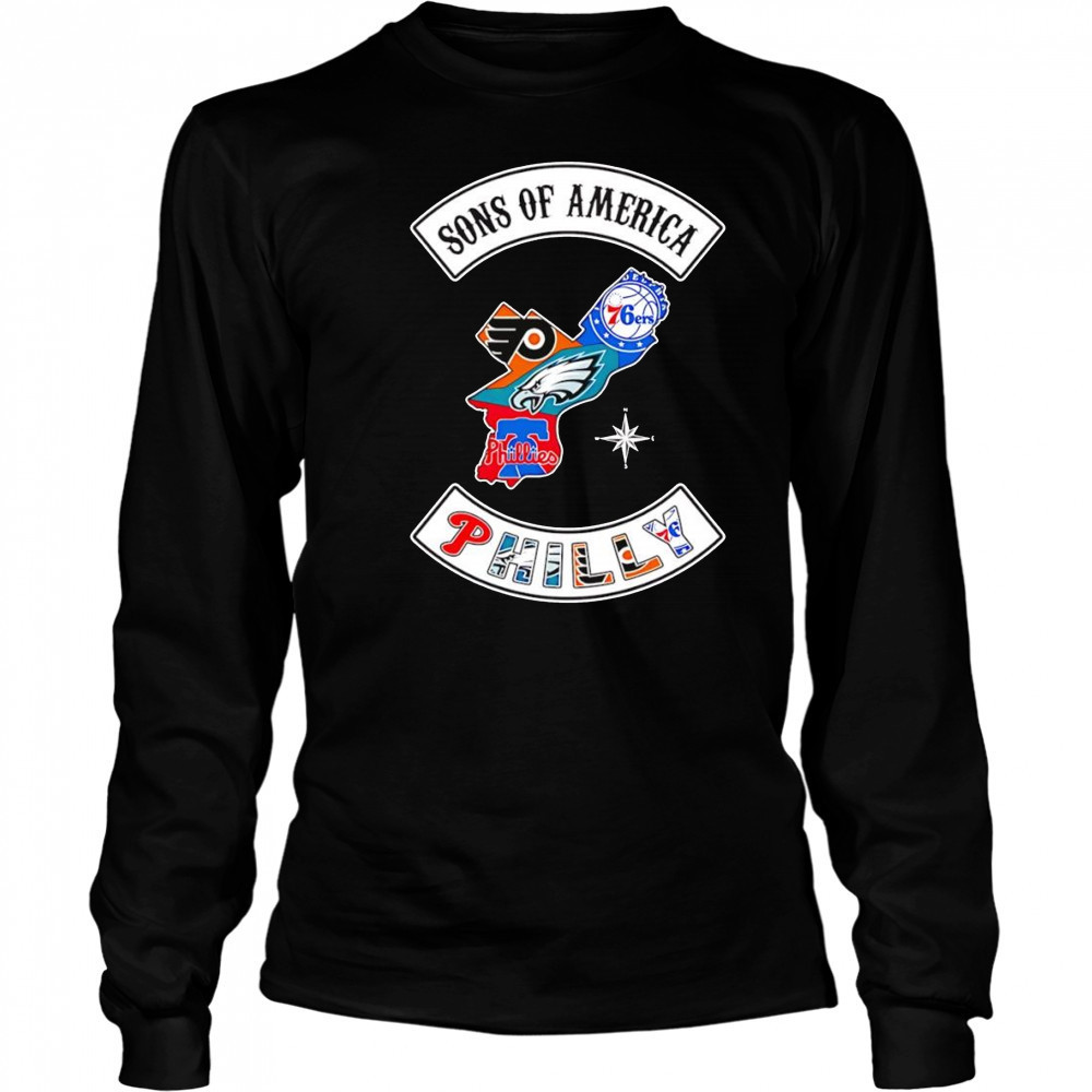 Sons of America Philadelphia sports shirt Long Sleeved
