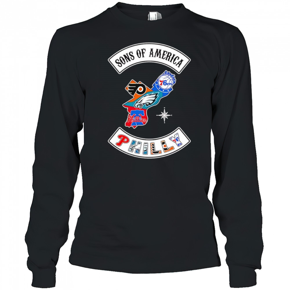 Sons of America Philadelphia sports shirt Long Sleeved