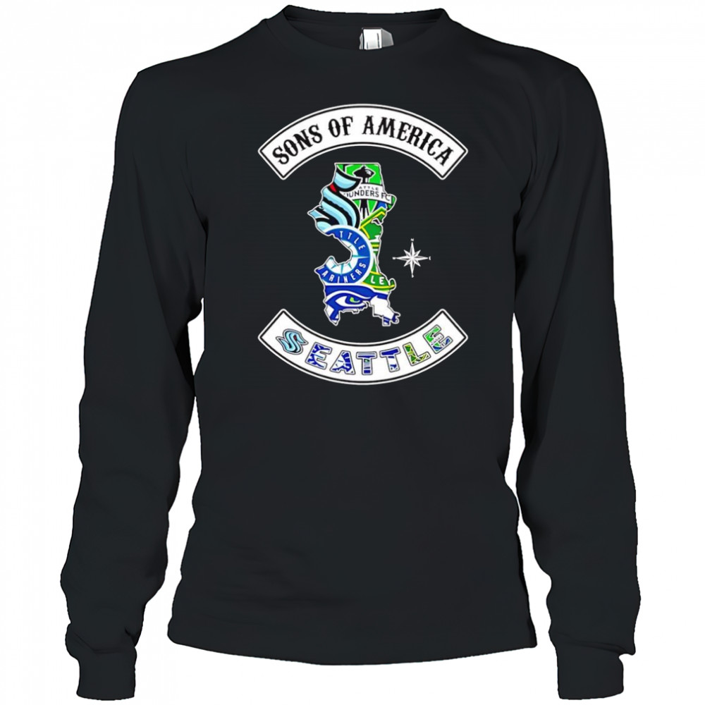 Sons of America Seattle sports shirt Long Sleeved