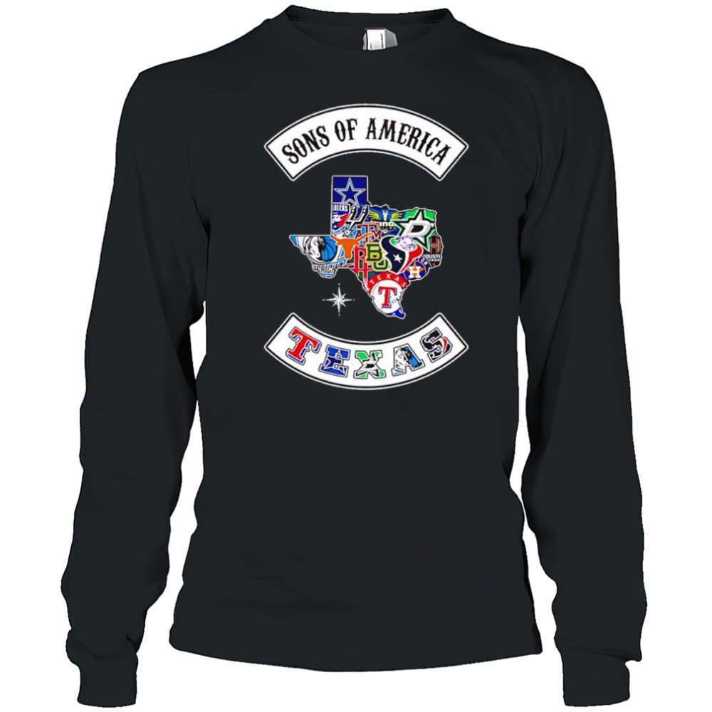 Sons of America Texas sports shirt Long Sleeved