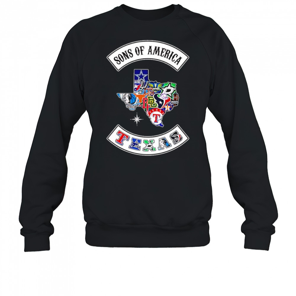 Sons of America Texas sports shirt Sweatshirt