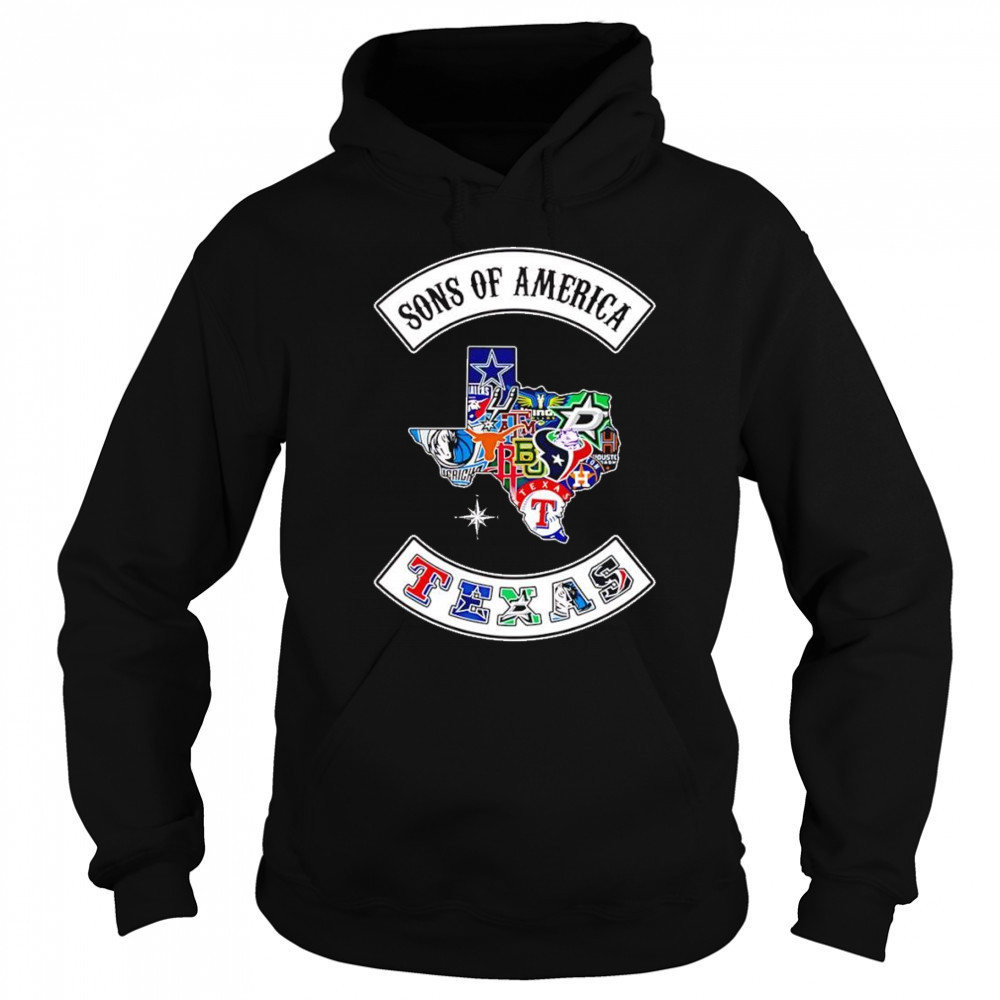 Sons of America Texas sports shirt Sweatshirt