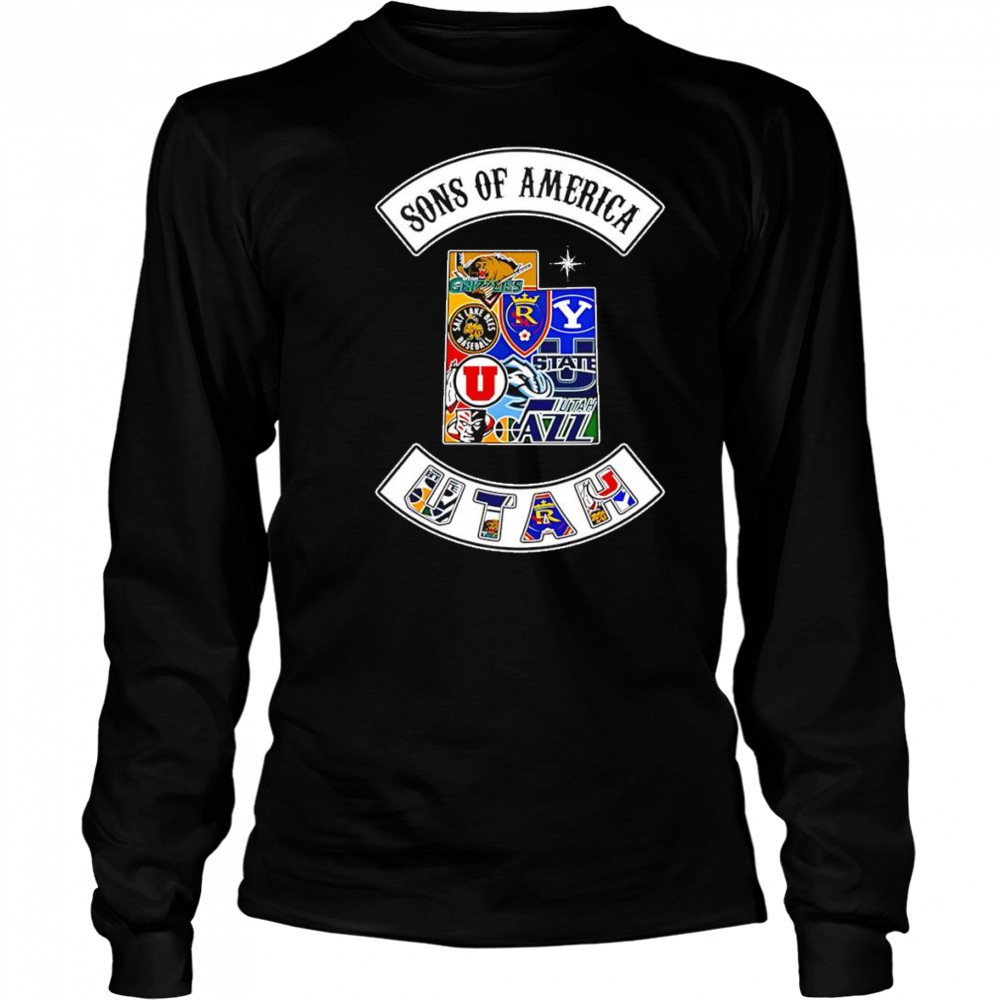 Sons of America Utah sports shirt Long Sleeved