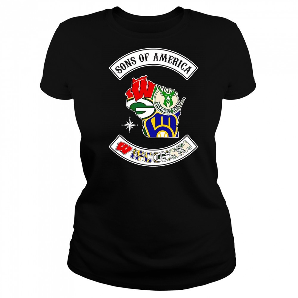 Sons of America Wisconsin sports shirt Women's T-shirt