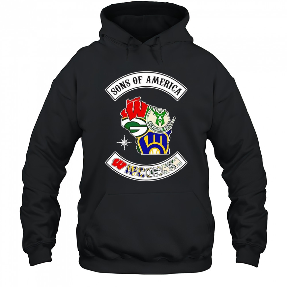 Sons of America Wisconsin sports shirt Hoodie