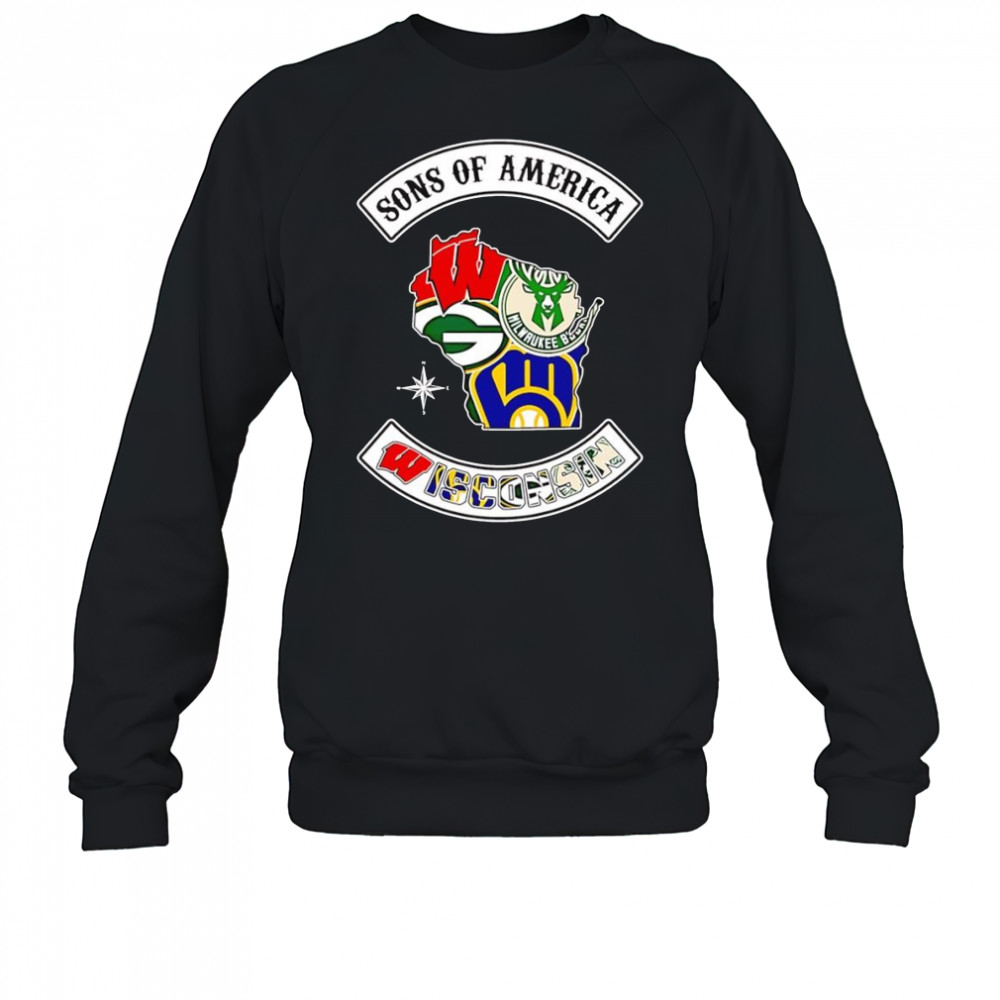 Sons of America Wisconsin sports shirt Sweatshirt