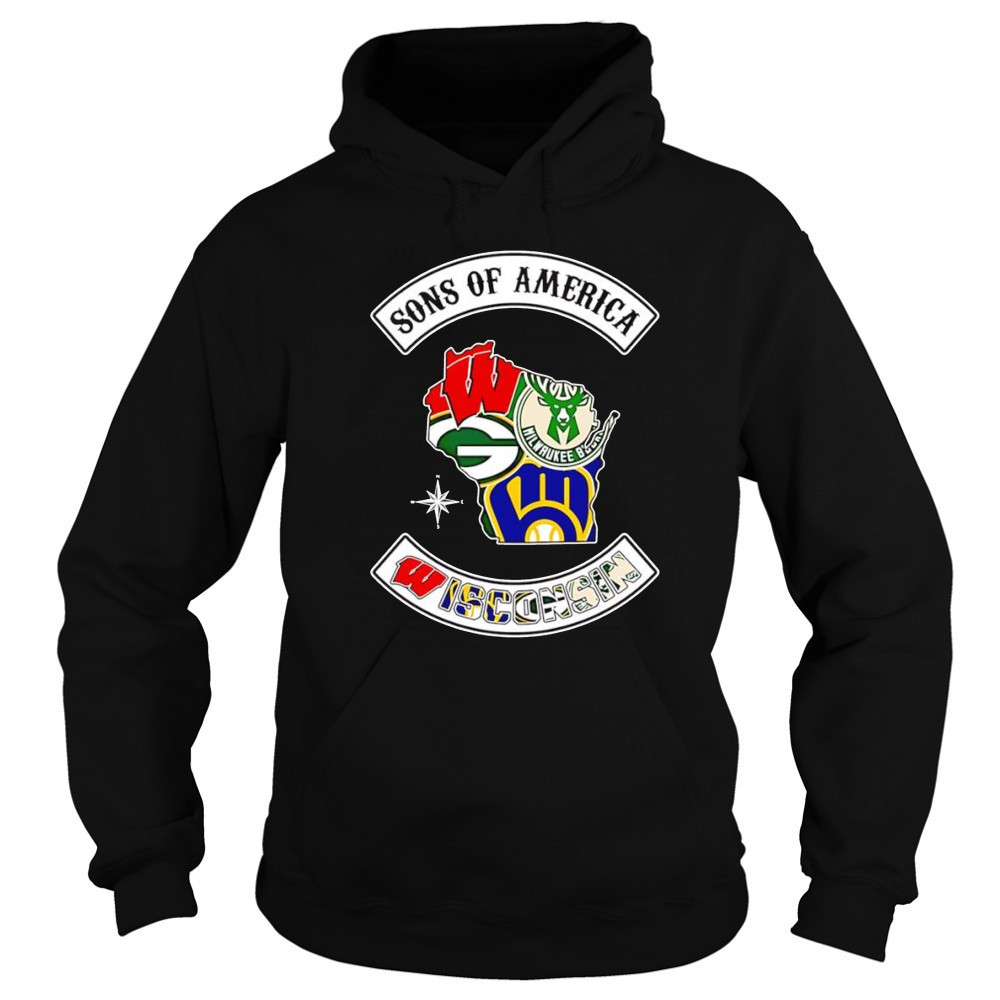 Sons of America Wisconsin sports shirt Sweatshirt